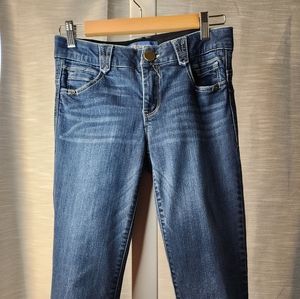 Democracy womens jeans size 2 skinny leg stretch denim "Ab" solution
